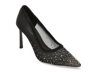 Pantofi eleganti FLAVIA PASSINI negri, H2310, din material textil si piele naturala - 1