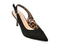 Pantofi eleganti FLAVIA PASSINI negri, M8, din piele intoarsa - 1