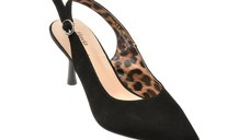 Pantofi eleganti FLAVIA PASSINI negri, M8, din piele intoarsa