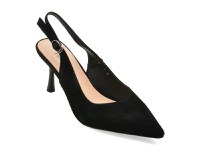 Pantofi eleganti FLAVIA PASSINI negri, M8, din piele intoarsa - 1