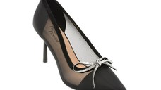 Pantofi eleganti FLAVIA PASSINI negri, Q2499, din material textil