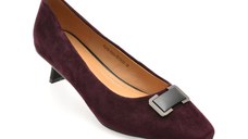 Pantofi eleganti FLAVIA PASSINI visinii, 4L248, din piele intoarsa