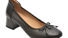 Pantofi eleganti KARISMA negri, JI60013, din piele naturala