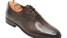 Pantofi eleganti LE COLONEL maro, 60012, din piele naturala