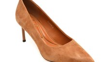 Pantofi eleganti maro FLAVIA PASSINI KL26PRF din piele intoarsa pentru femei