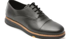 Pantofi eleganti OTTER negri, 1097, din piele naturala