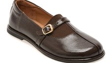 Pantofi EPICA 2184105 maro din piele naturala lacuita pentru femei