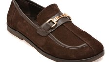 Pantofi EPICA 4790639 din piele intoarsa pentru femei - Maro