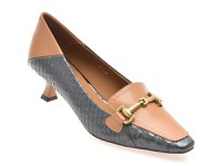 Pantofi EPICA albastri, H81, din piele naturala - 1