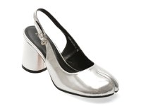 Pantofi EPICA argintii, T1290, din piele naturala - 1