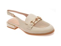 Pantofi EPICA bej, H102, din piele naturala - 1