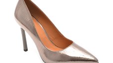Pantofi EPICA gri E19070 din piele naturala pentru femei