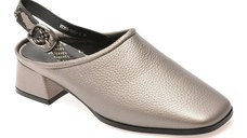 Pantofi EPICA gri, XT393, din piele naturala