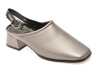 Pantofi EPICA gri, XT393, din piele naturala - 1