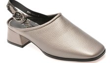 Pantofi EPICA gri, XT393, din piele naturala