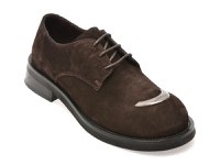 Pantofi EPICA maro, 2157221, din piele intoarsa - 1