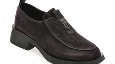 Pantofi EPICA mov, LD1139, din piele intoarsa