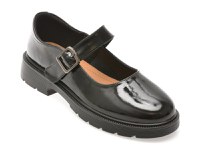 Pantofi EPICA negri, 914, din piele naturala lacuita - 1