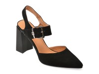 Pantofi EPICA negri, A962, din piele intoarsa - 1