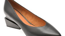 Pantofi EPICA negri, E229, din piele naturala