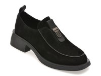 Pantofi EPICA negri, LD1139, din piele intoarsa - 1