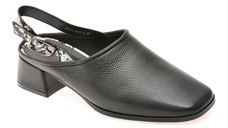 Pantofi EPICA negri, XT393, din piele naturala