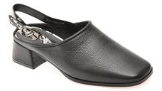 Pantofi EPICA negri, XT393, din piele naturala