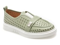 Pantofi ERISMA verzi, 123047, din piele naturala - 1