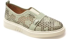 Pantofi ERISMA verzi, 123048, din piele naturala