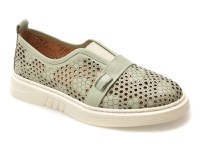 Pantofi ERISMA verzi, 123048, din piele naturala - 1