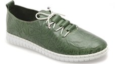 Pantofi EVIDA kaki, EV2901, din piele naturala
