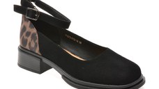 Pantofi FLAVIA PASSINI negri, 1272G12, din piele intoarsa