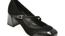 Pantofi FLAVIA PASSINI negri, 65454, din piele intoarsa