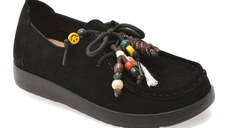 Pantofi FLAVIA PASSINI negri, 9201, din piele intoarsa