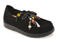 Pantofi FLAVIA PASSINI negri, 9201, din piele intoarsa - 1