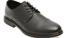 Pantofi formali OTTER 5670110 negri din piele naturala pentru barbati