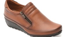 Pantofi GOTSI maro, EV2424, din piele naturala
