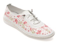 Pantofi GRYXX albi, MNB01, din piele naturala - 1