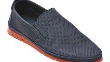 Pantofi GRYXX bleumarin, M6821, din nabuc