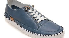 Pantofi GRYXX EV2898 Albastri din Piele Naturala pentru Femei