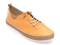 Pantofi GRYXX galbeni, EV3016, din piele naturala - 1
