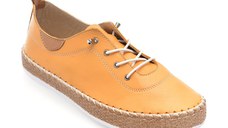Pantofi GRYXX galbeni, EV3016, din piele naturala