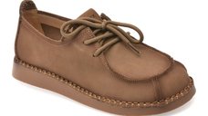 Pantofi GRYXX gri, model 8820 din nabuc