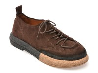 Pantofi GRYXX maro, 3642609, din piele intoarsa - 1