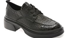 Pantofi GRYXX negri, 387386, din piele naturala