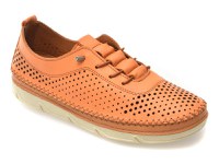 Pantofi GRYXX portocalii, PM2311, din piele naturala - 1