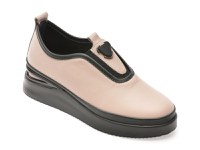 Pantofi IMAGE gri, 1061931, din piele naturala - 1