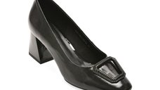 Pantofi IMAGE negri, 4F5671, din piele naturala lacuita