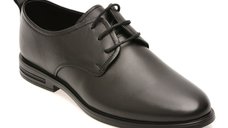 Pantofi OTTER 1453 negri din piele naturala pentru barbati