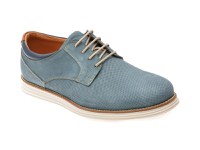 Pantofi OTTER albastri, A36, din nabuc - 1